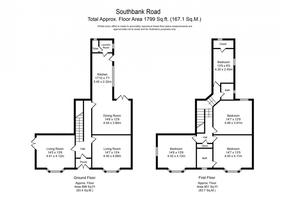 Floorplan for Southbank Road, Southport, PR8