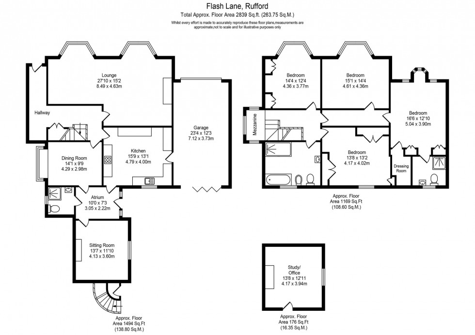 Floorplan for Flash Lane, Rufford, L40