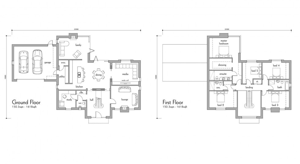 Floorplan for Wrightington Bar, Wigan, WN6