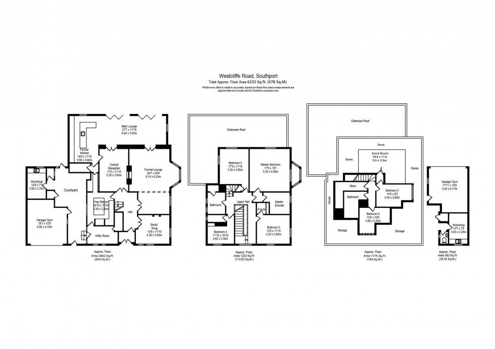 Floorplan for Westcliffe Road, Southport, PR8