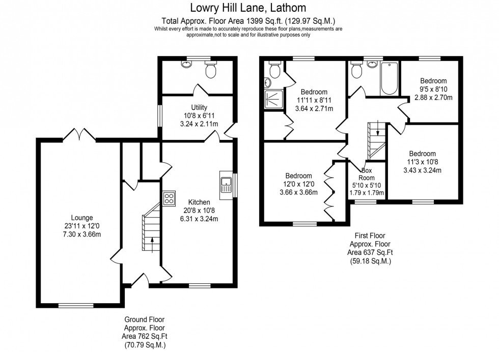 Floorplan for Lowry Hill Lane, Lathom, L40