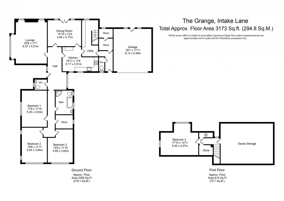 Floorplan for Intake Lane, Bickerstaffe, L39