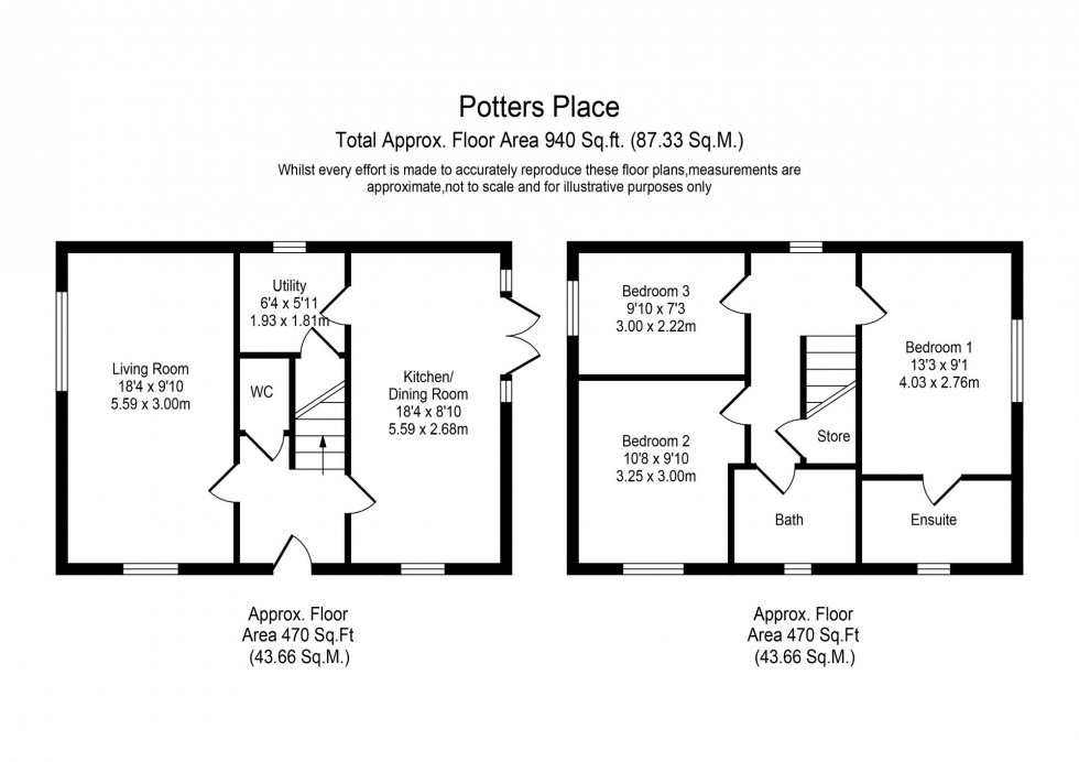 Floorplan for Potters Place, Melling, L31