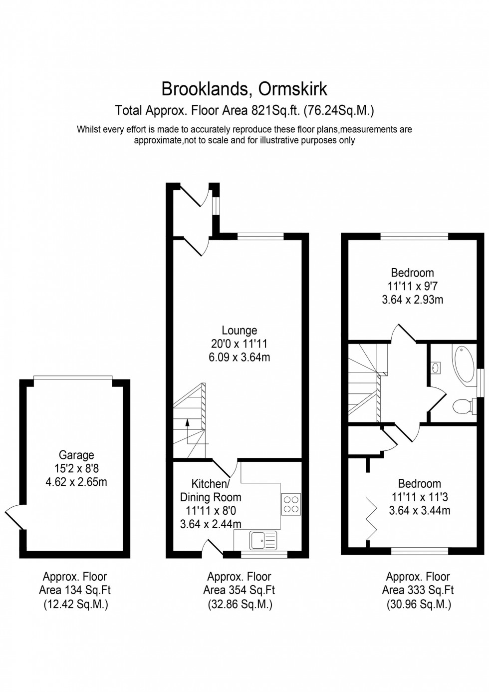 Floorplan for Brooklands, Ormskirk, L39