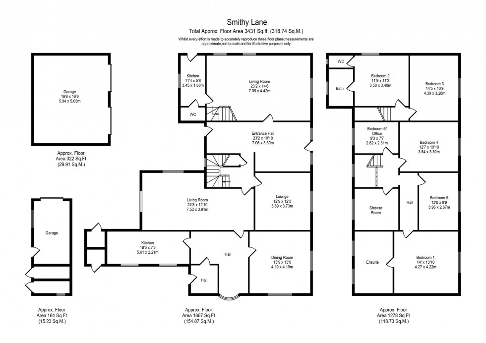 Floorplan for Smithy Lane, Scarisbrick, L40