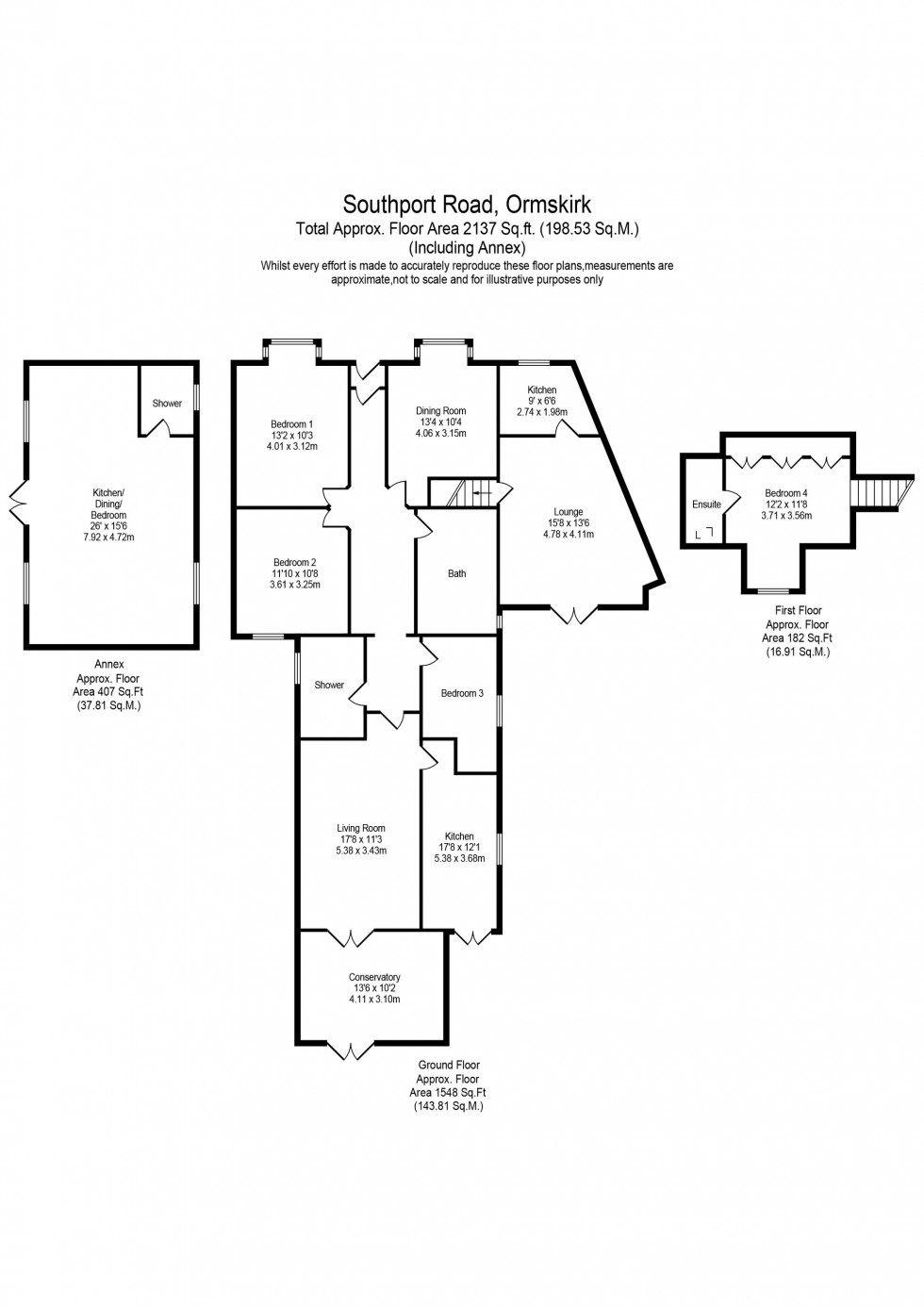 Floorplan for Southport Road, Ormskirk, L39