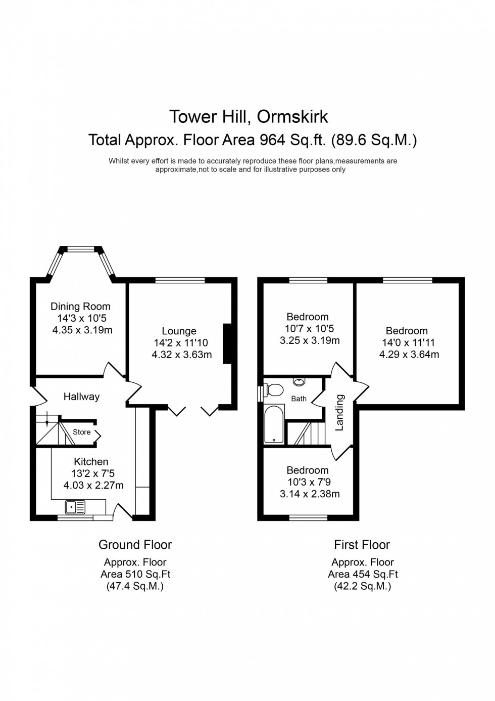 Floorplan for Tower Hill, Ormskirk, L39