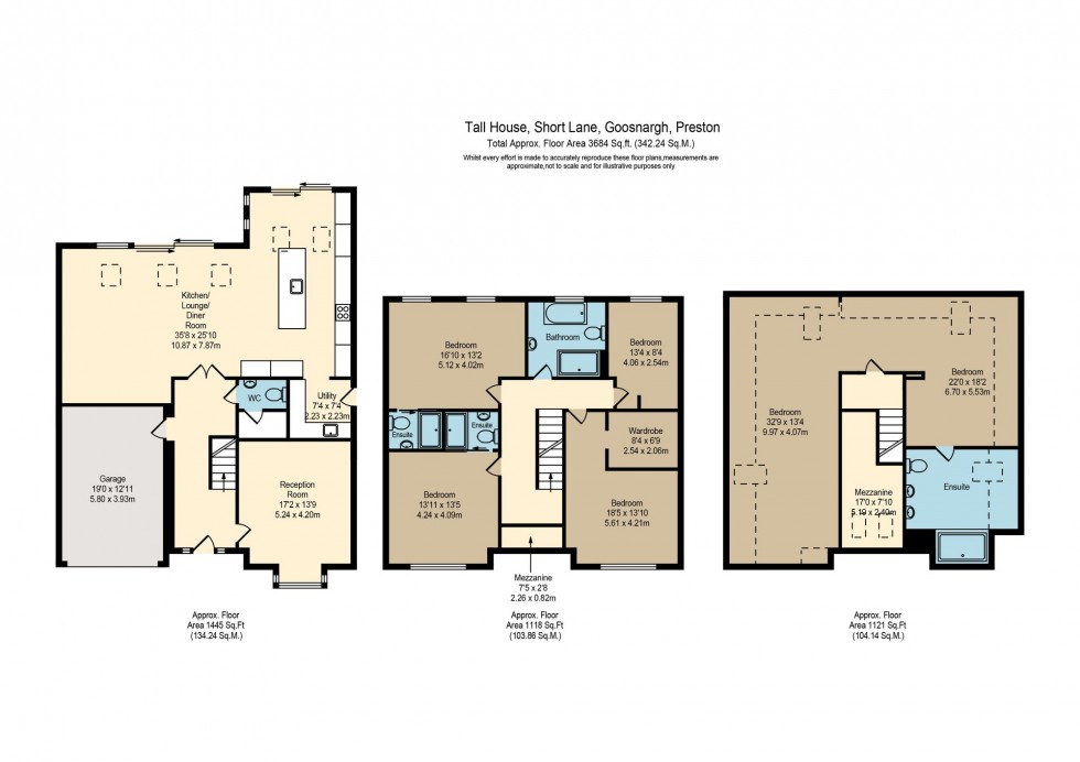 Floorplan for Short Lane, Goosnargh, PR3