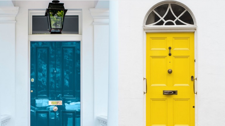 Blue? Or yellow door? Small changes to help sell your property!