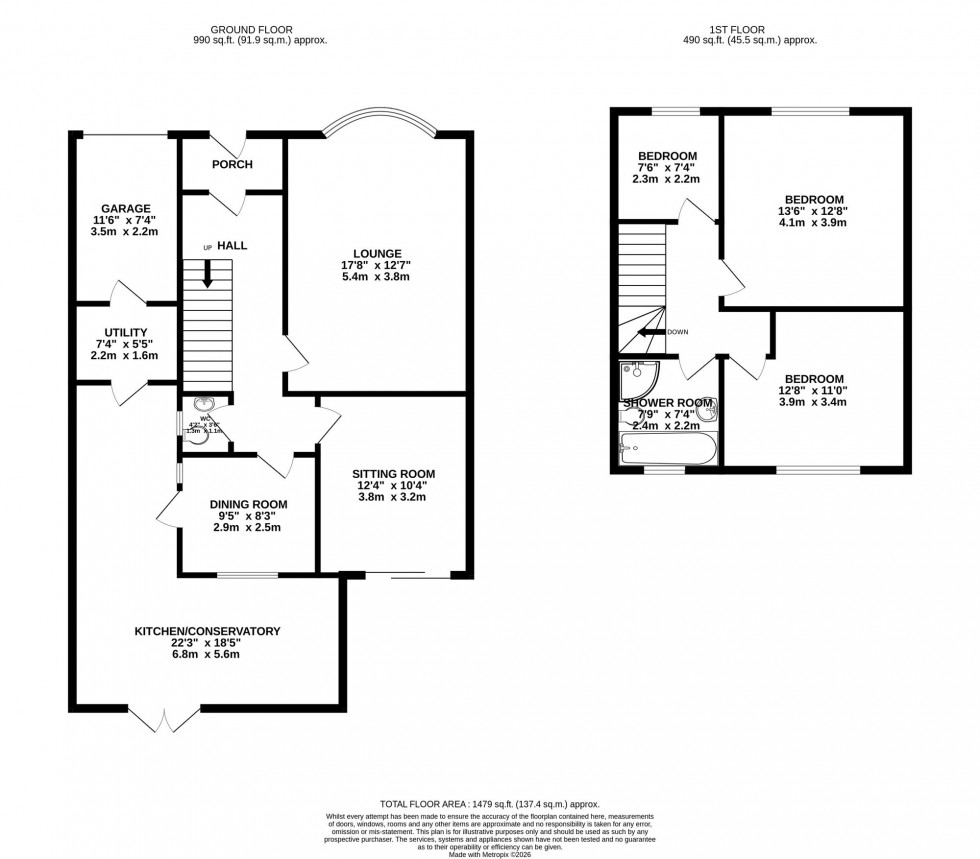 Floorplan for Redsands, Aughton, L39
