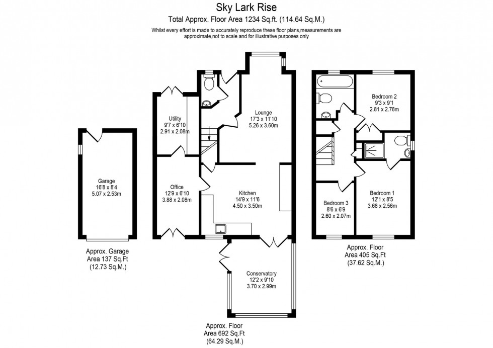 Floorplan for Sky Lark Rise, St. Helens, WA9