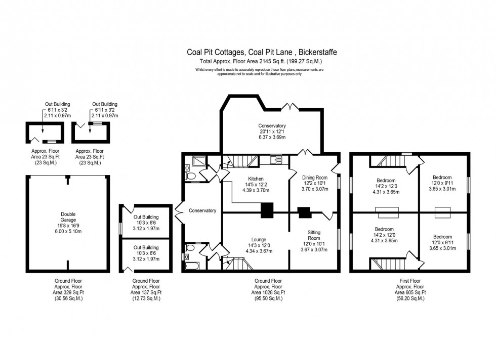 Floorplan for Coal Pit Lane, Bickerstaffe, L39