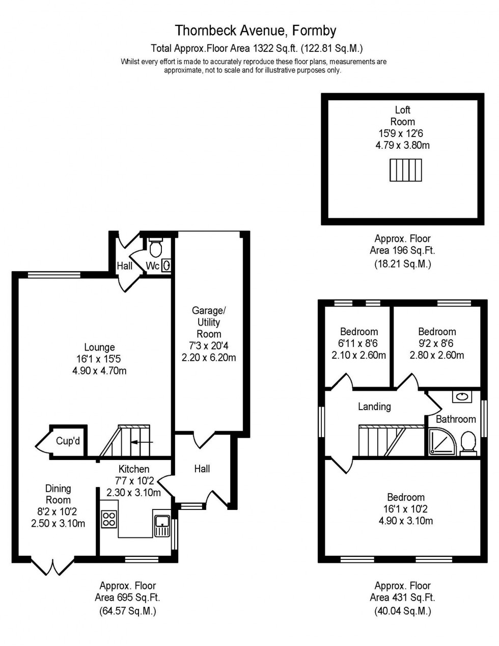 Floorplan for Thornbeck Avenue, Hightown, L38