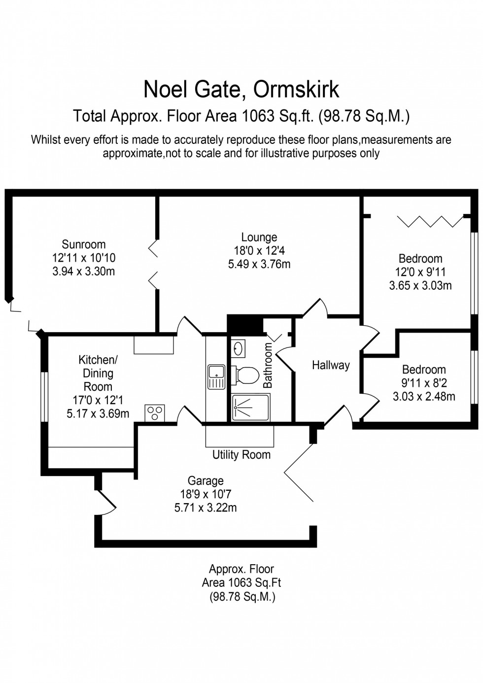 Floorplan for Noel Gate, Aughton, L39