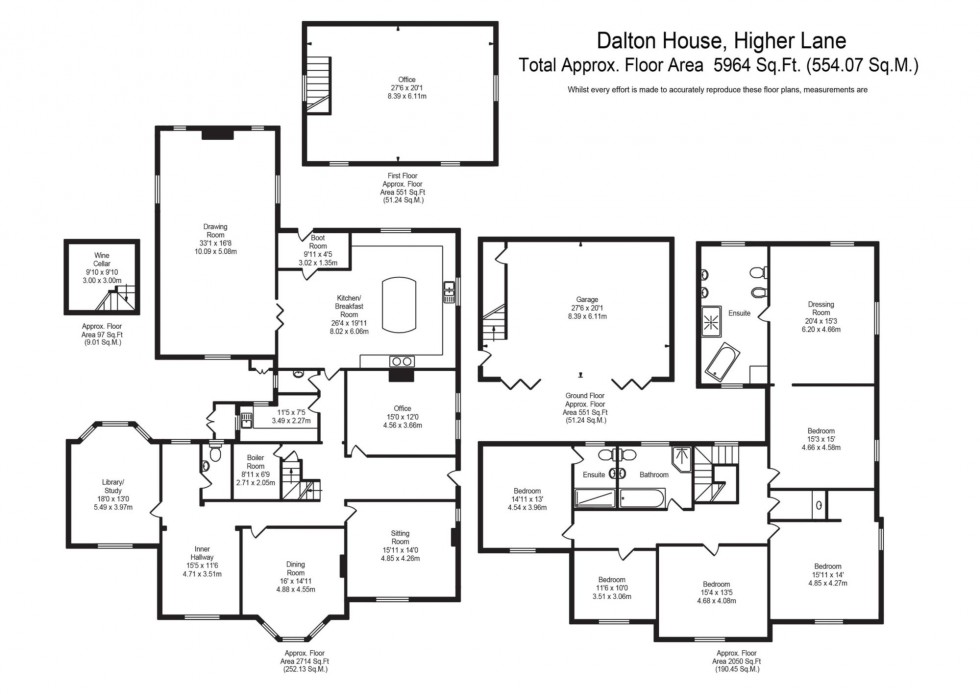 Floorplan for Higher Lane, Dalton, WN8