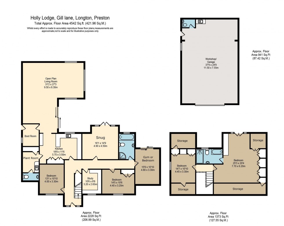 Floorplan for Gill Lane, Longton, PR4