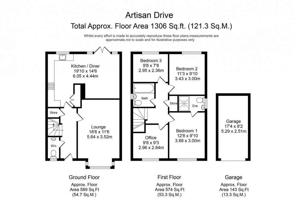 Floorplan for Artisan Drive, Melling, L31