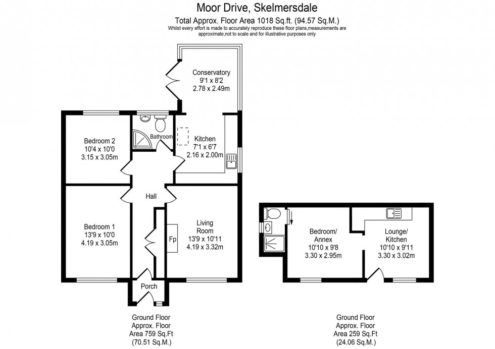 Floorplan for Birleywood, Skelmersdale, WN8