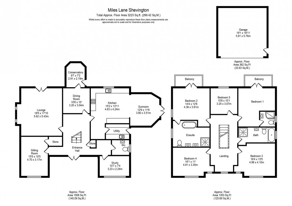 Floorplan for Miles Lane, Shevington, WN6