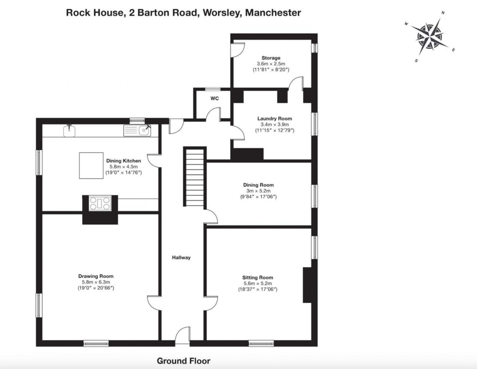 Floorplan for Barton Road, Worsley, M28