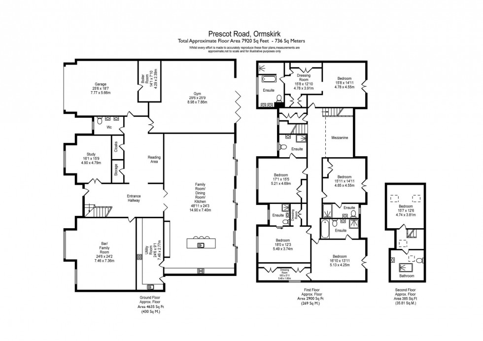 Floorplan for Prescot Road, Aughton, L39